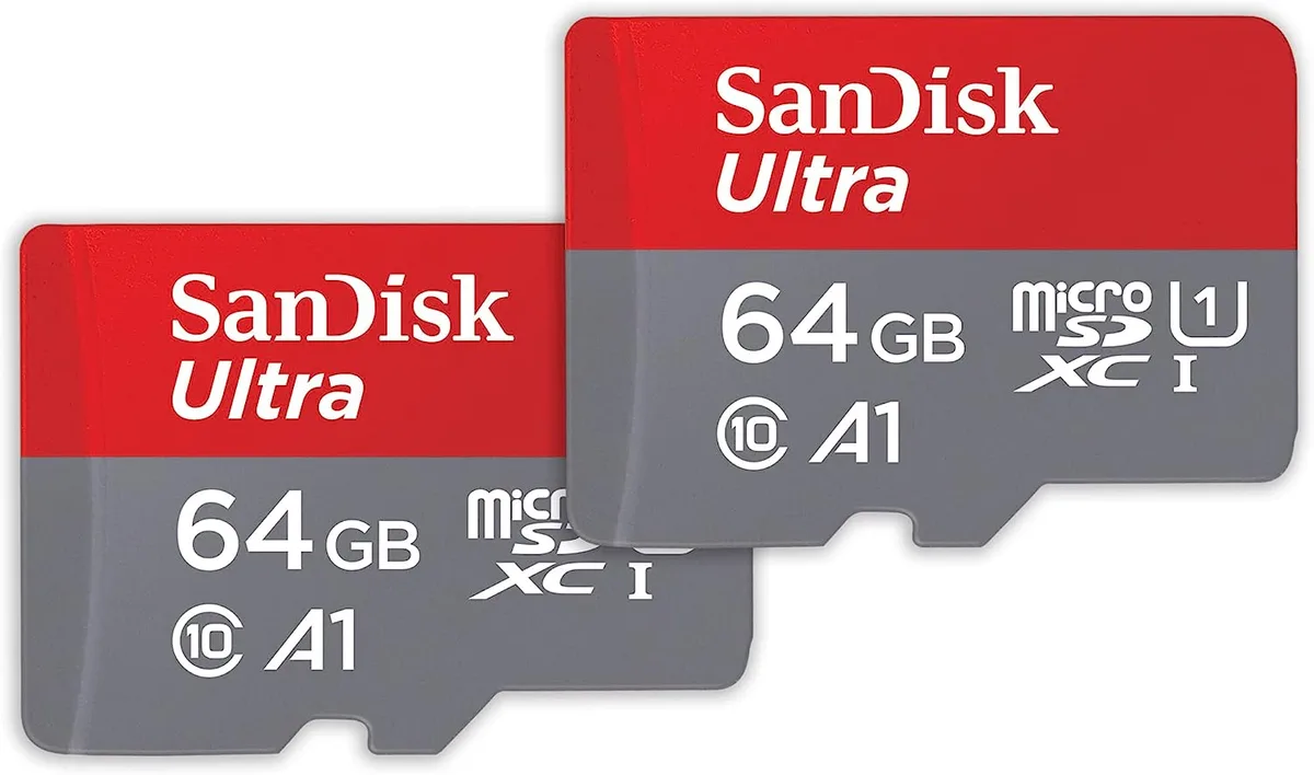 SanDisk SanDisk SDSQUAB-064G-GN6MT 128GB (64GB x 2) Ultra microSDXC memory card — product photo