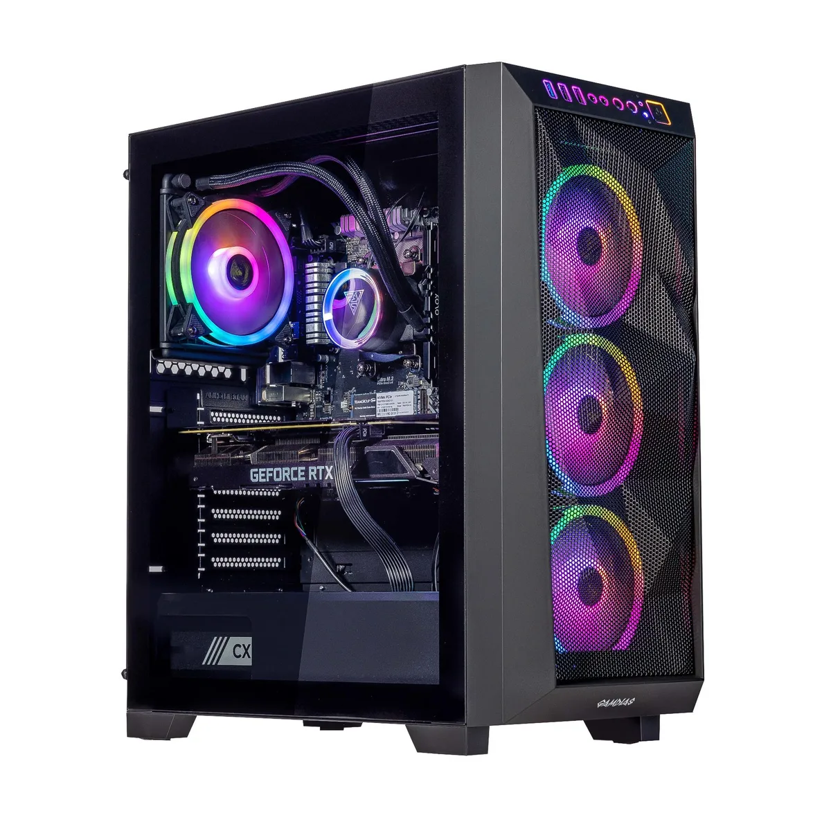 Velztorm Velztorm Pilum gaming PC Ryzen 7 3700X RTX 3060 Ti 64GB 2TB SSD 6TB HDD — product photo