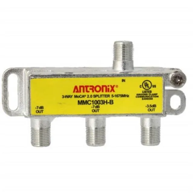 Antronix Antronix MMC1003H-B 5-1675 MHz MoCA 2.0 3-Way Splitter — product photo