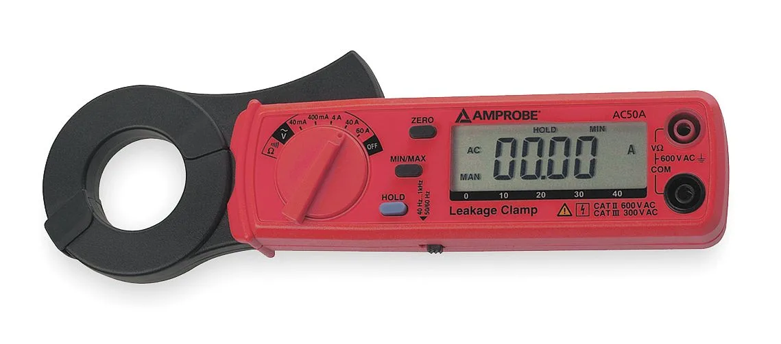 Amprobe Amprobe AC50A Digital Current Leakage Tester 60 A 300 V CAT II 600 V — product photo