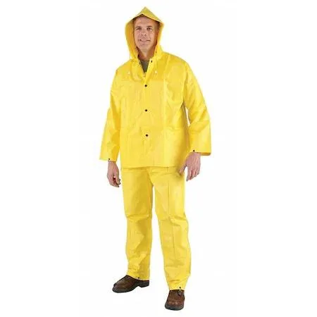 MCR Safety MCR Safety 3003 3-Piece Rainsuit Yellow 3XL traffic safety equipment — product photo