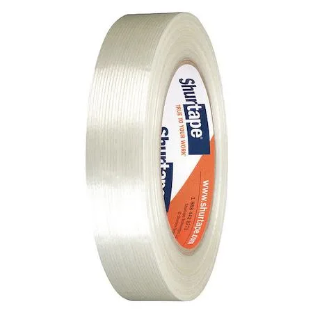 SHURTAPE TECHNOLOGIES, INC. SHURTAPE TECHNOLOGIES, INC. 101287 Filament Tape 24mm x 55m 5.4 mil PK36 mailing supply — product photo