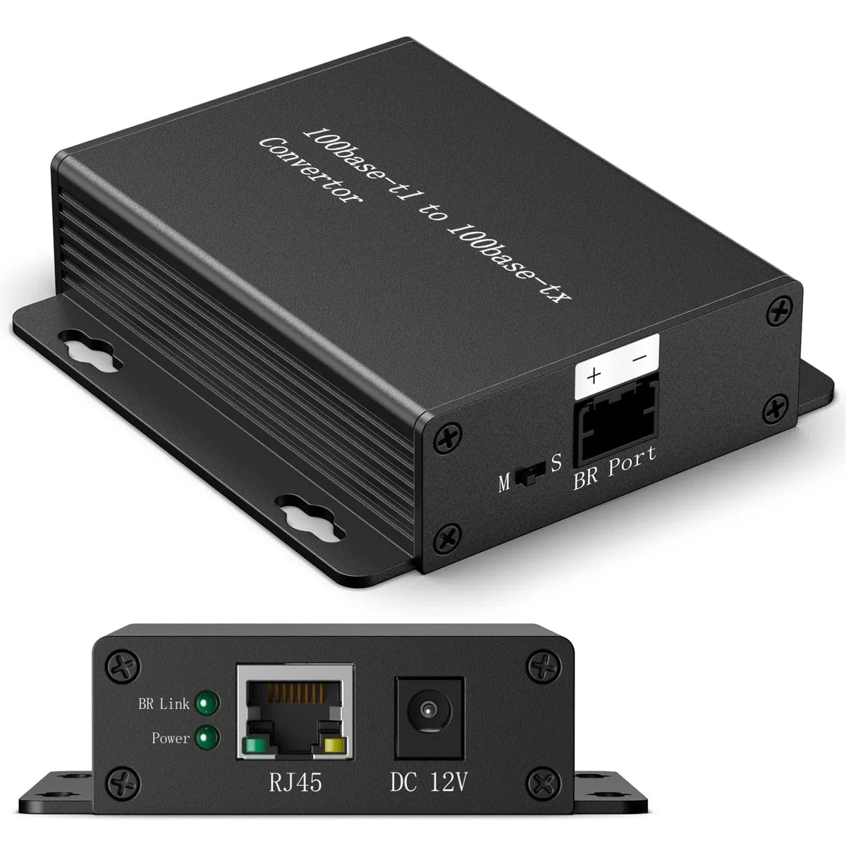 GSM Outdoors GSM Outdoors 100BASE-T1 to 100BASE-TX Media Converter 2 in 1 Accessory — product photo