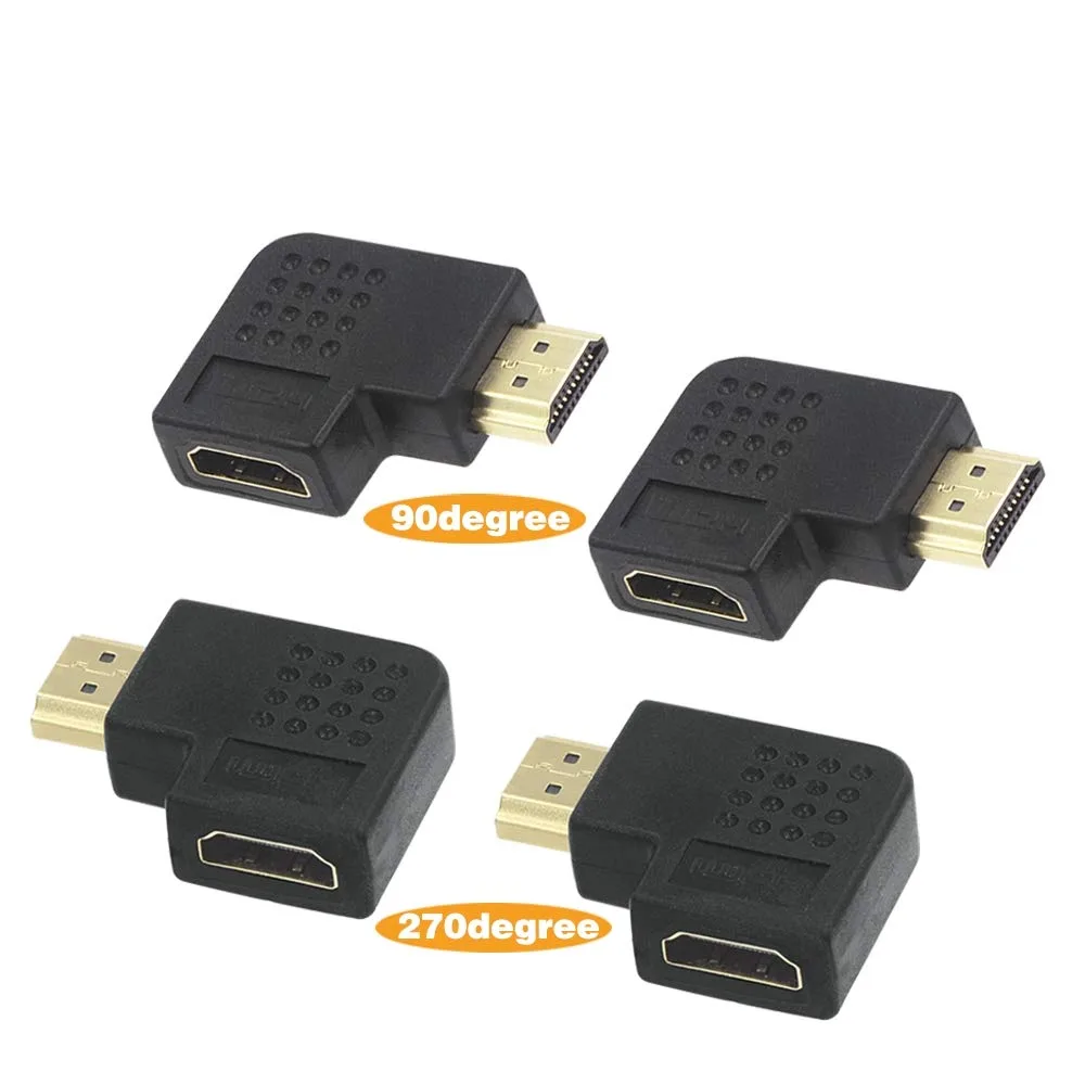 Jansicotek Jansicotek Combo Pack 90° &amp; 270° Flat HDMI Adapter — audio video converter — product photo