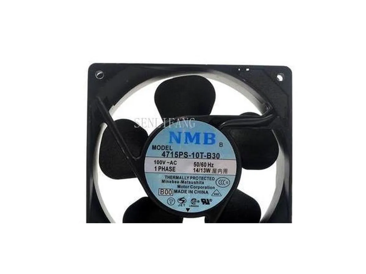 Fans Fans 4715PS-10T-B30 E06 Server Square Cooling Fan AC 100V 15W 120x120x38mm 2-wire — product photo