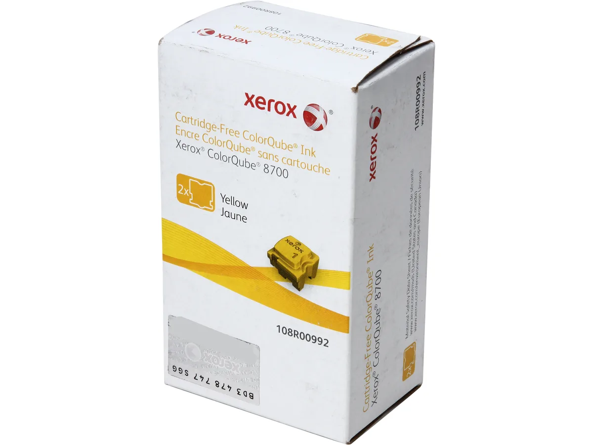XEROX Xerox 108R00992 Solid Ink 2 Sticks Yellow 4200 Pages — product photo