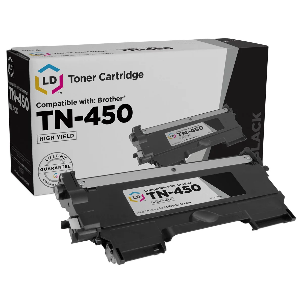 LD Products LD Products Compatible Toner Cartridge for Brother TN450 High Yield Black 2600 Pages — product photo