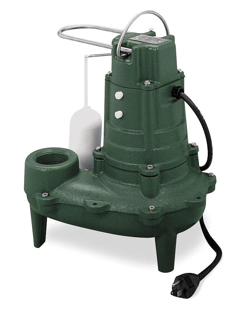 Zoeller Zoeller M267 1/2 HP 2" Auto Sewage Pump 115V Vertical — product photo