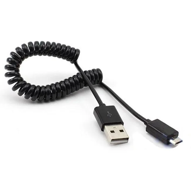 Fonus Fonus Black Coiled Micro USB Cable 8169A3-NE — product photo