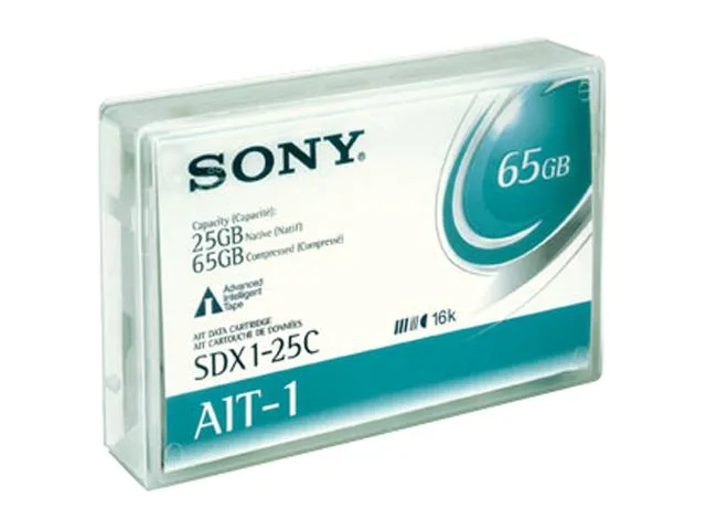 Sony Sony SDX1-25C AIT1 backup media 25/65GB 1 pack — product photo