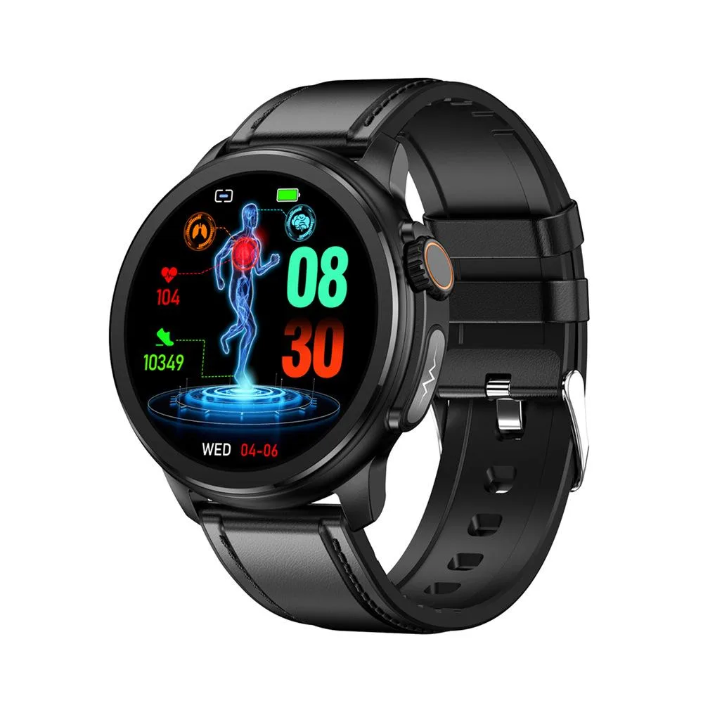 allentian allentian Et481 Smart Watch 155g BlackLeather wearable technology — product photo