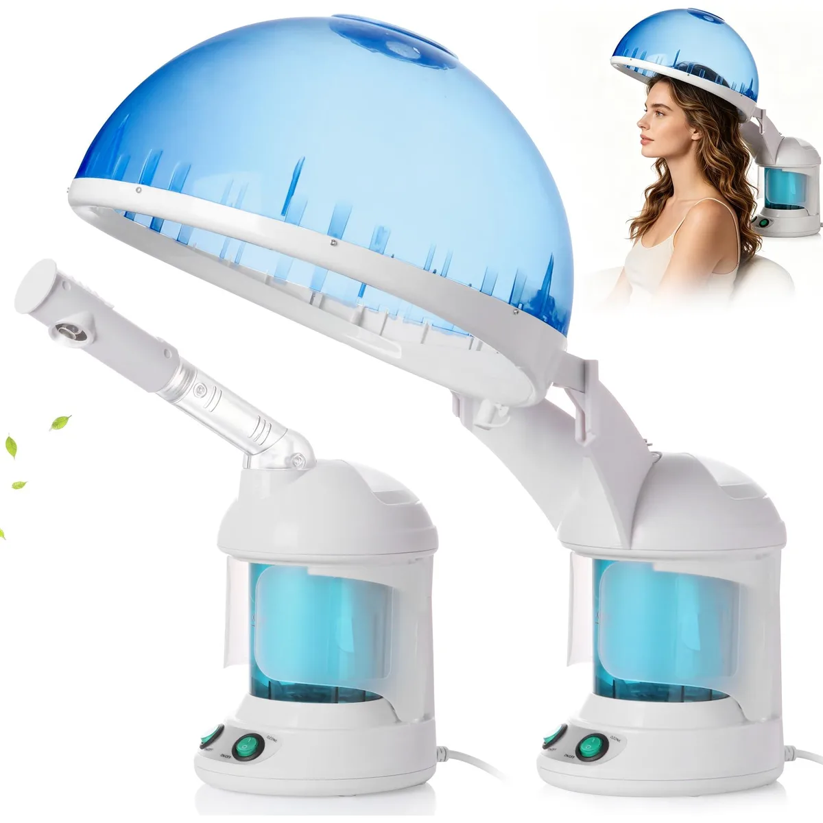  ZENY 3-in-1 Facial Hair Steamer Humidifier Blue 110W — product photo