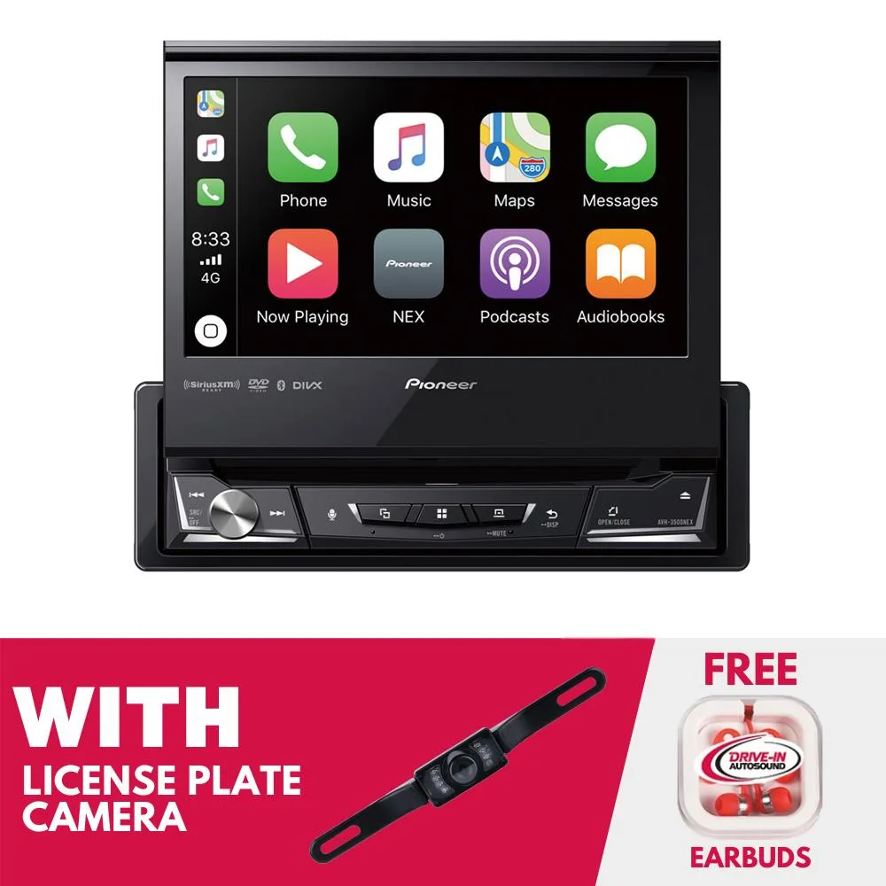 Pioneer Pioneer AVH-3500NEX 6.8" 1-DIN DVD Receiver with License Plate Camera — product photo