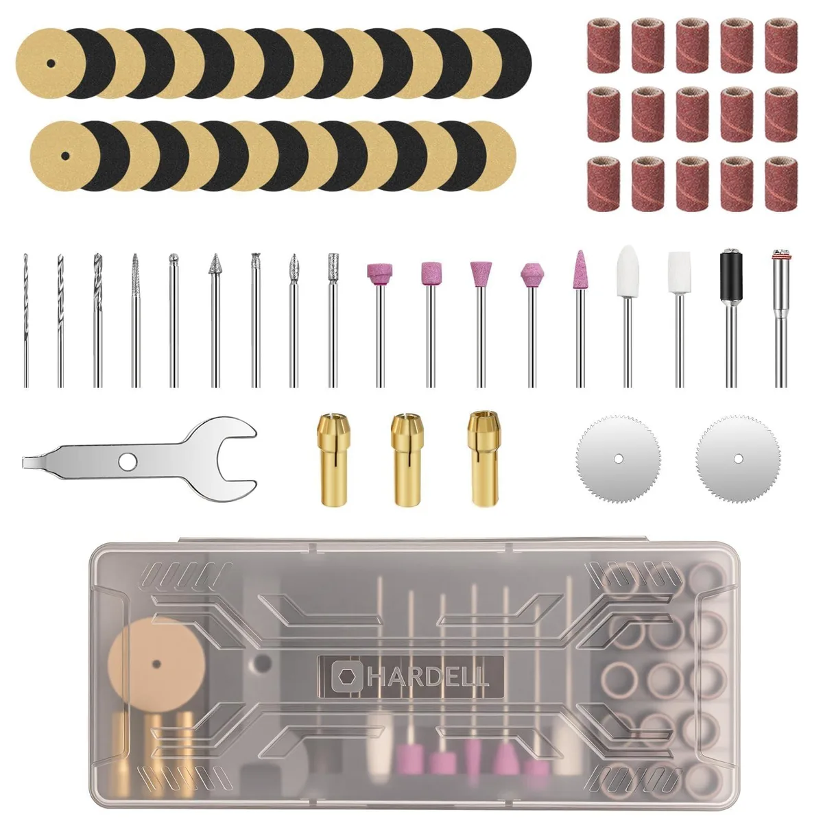  Baldwin 69pcs Rotary Tool Accessories Kit 1.0/1.6/2.3mm Machine Shop Hardware — product photo