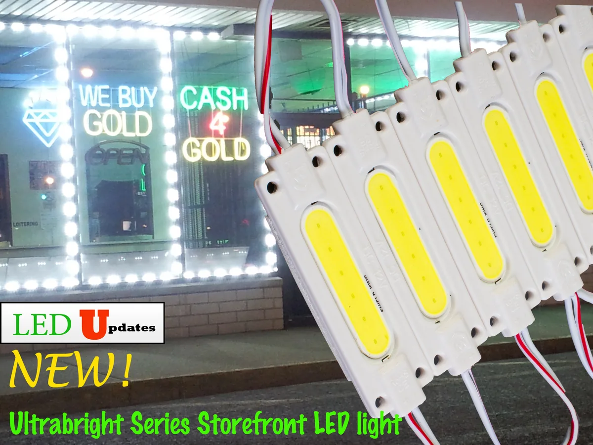 White COB LED light kit on reel, 20ft length, IP65 rated, 12V modules, 120-degree beam
