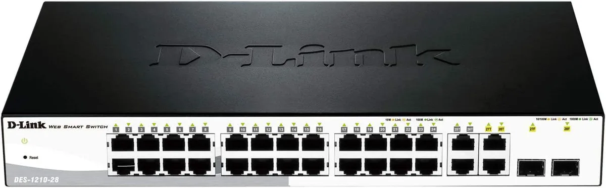 D-Link D-Link DES-1210-28 28-Port Fast Ethernet Web Smart Switch — product photo