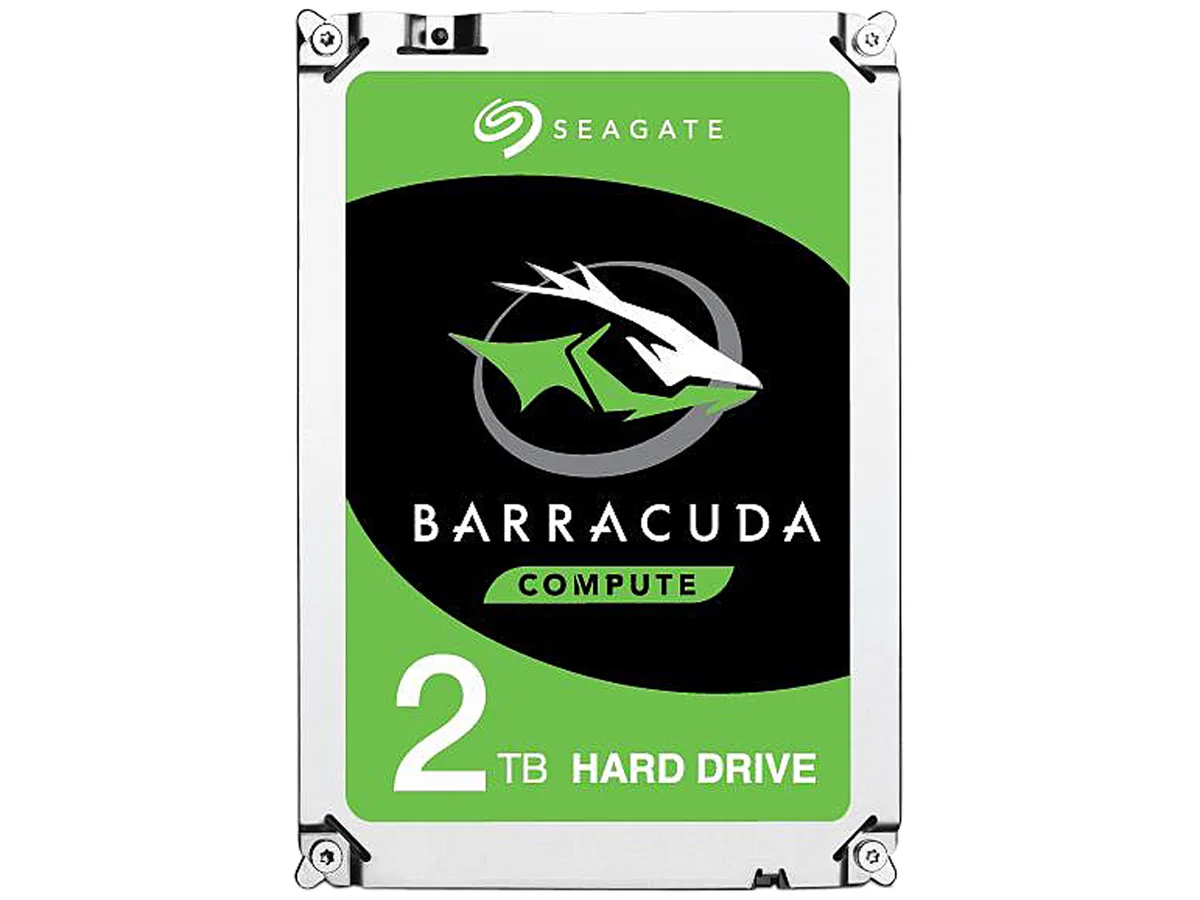 Seagate Seagate BarraCuda ST2000DM006 2TB 7200 RPM 64MB SATA 6.0Gb/s 3.5" internal hard drive — product photo