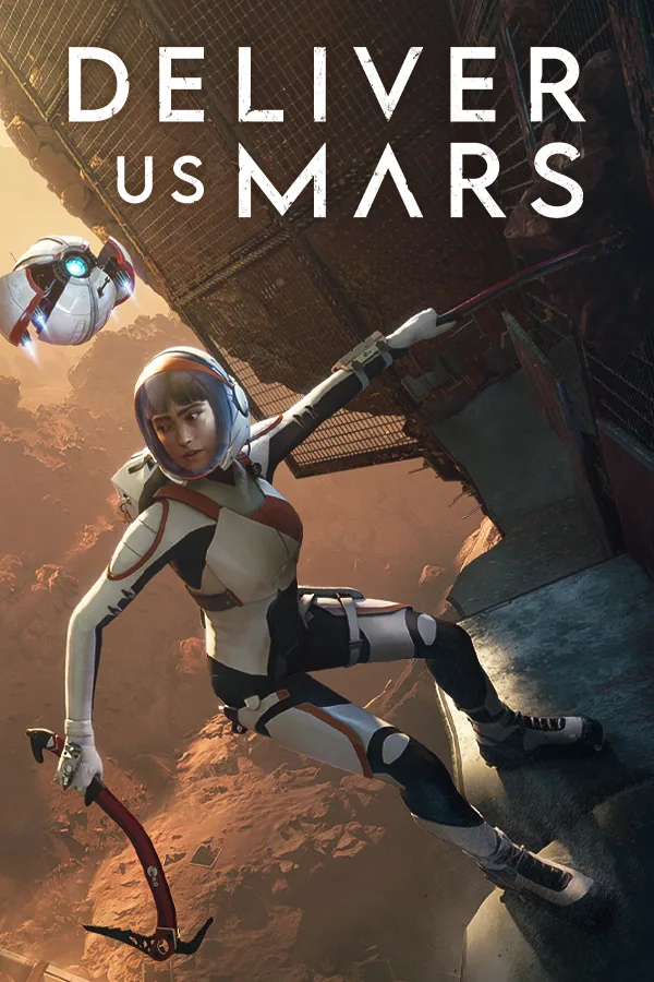 A Steam key card for Deliver Us Mars, a sci-fi adventure game