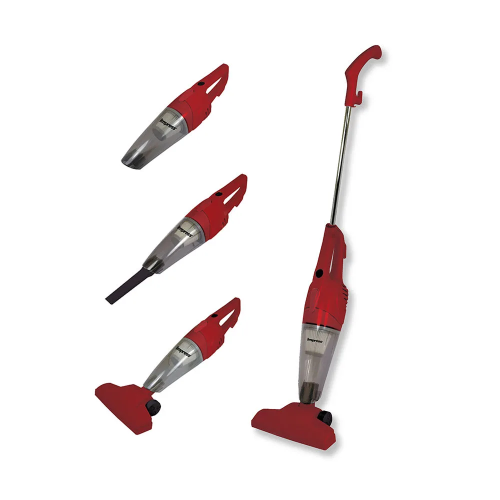 Impress Impress IM-1007R Red 2-in-1 Stick Vacuum 16 ft Cord — product photo