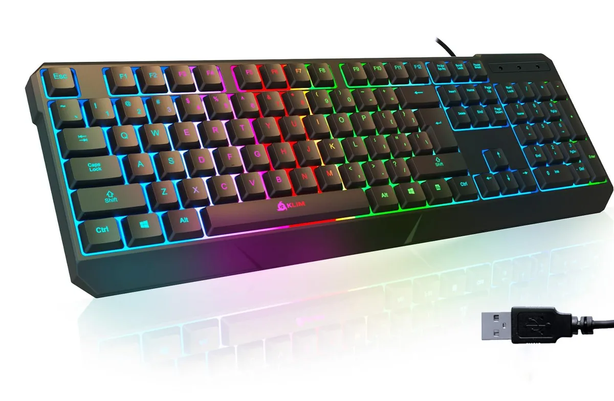  KLIM Chroma k907 Membrane RGB Gaming Keyboard — product photo
