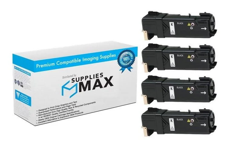SuppliesMax SuppliesMax 2XHYTNR Black Toner Cartridge 4 Pack 3000 Pages — product photo