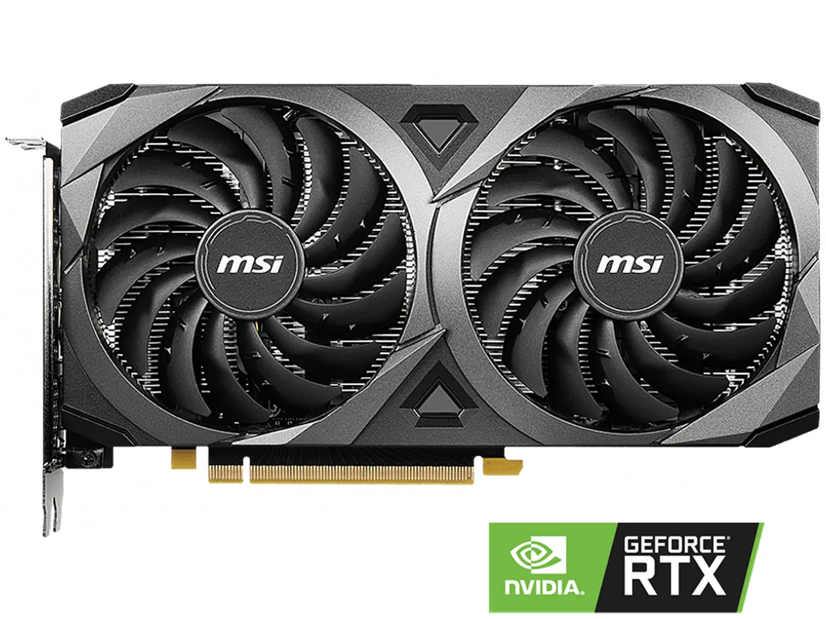 MSI MSI RTX 3060 Ventus 2X 12G graphics card — product photo