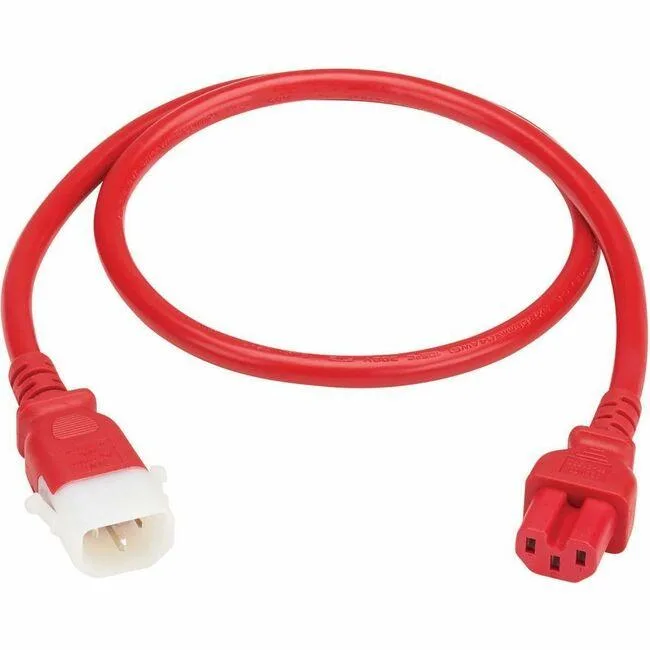 Tripp Lite Tripp Lite P018-E03-ARD-6 C15 to P-Lock C14 14AWG 15A 250V 3ft video accessory — product photo