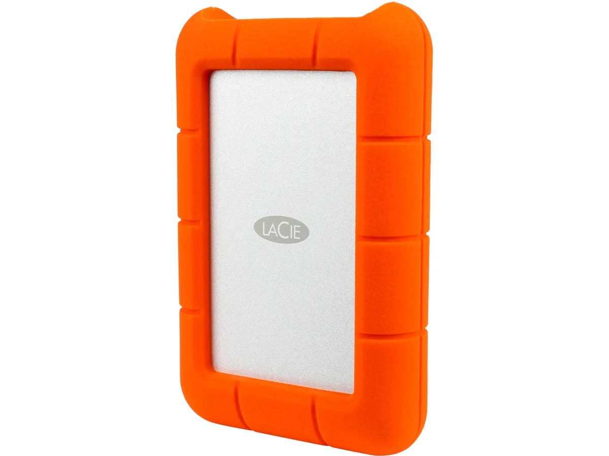 LaCie LaCie Rugged Mini 4TB Portable Hard Drive LAC9000633 USB 3.0 Orange — product photo