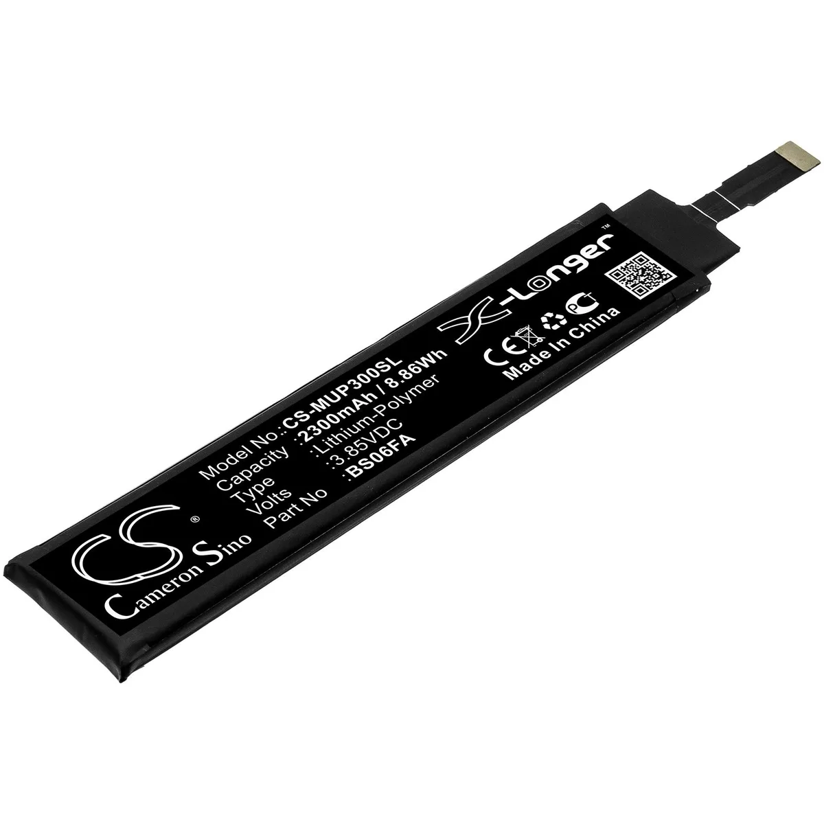 Cameron &amp; Co Cameron &amp; Co DS-CS-MUP300SL cell phone battery 3.85V 2300mAh — product photo