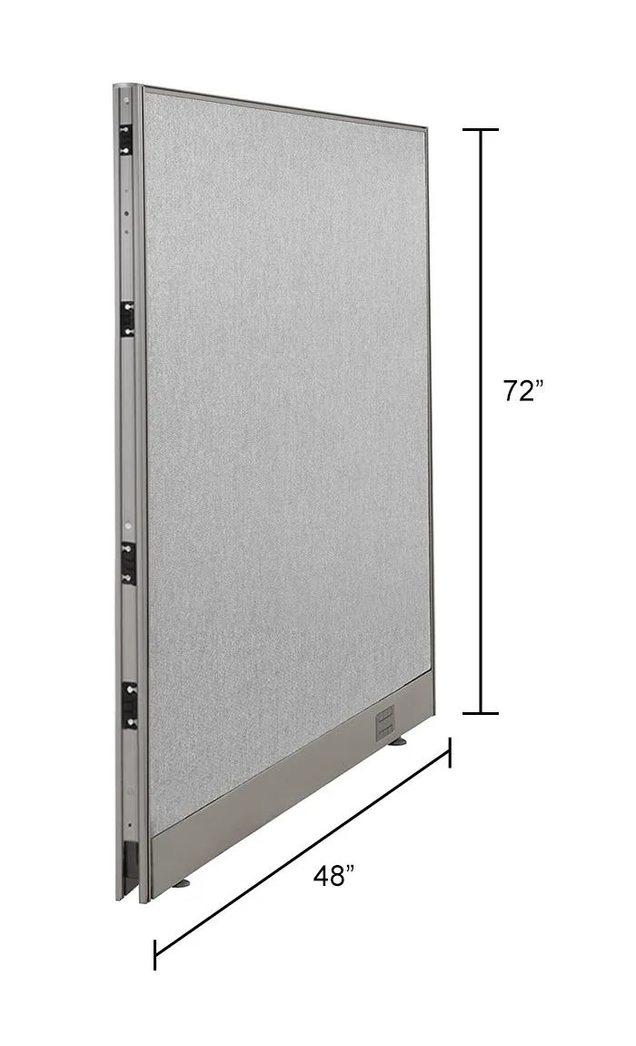 GOF GOF Single Panel Office Partition 48" W x 72" H — product photo