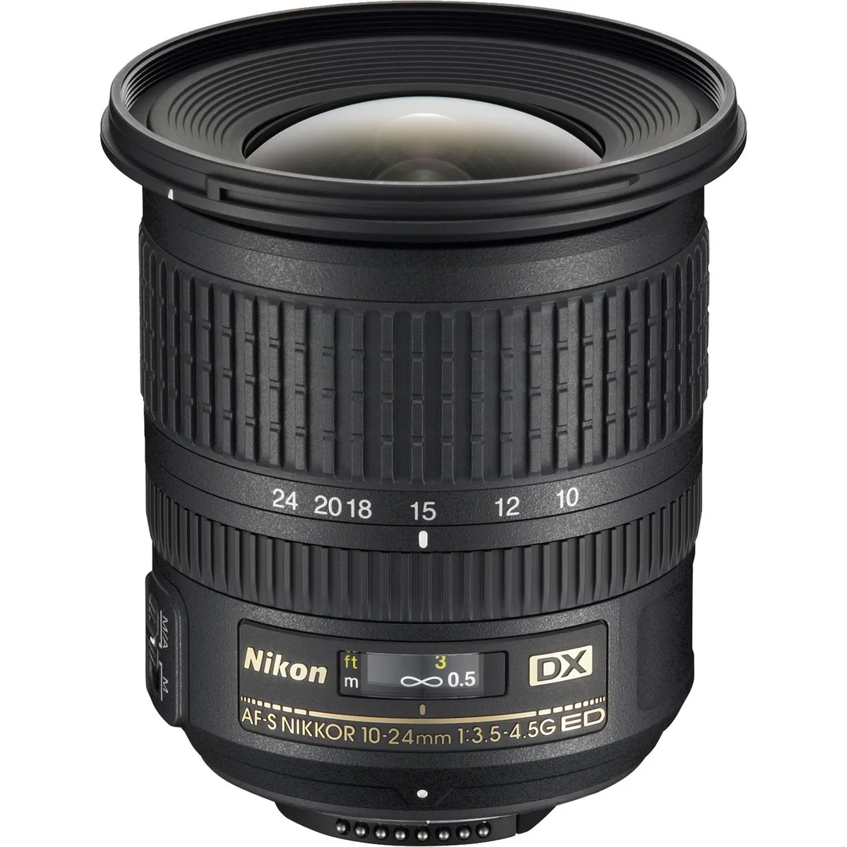 Nikon Inc Nikon 2181 AF-S DX 10-24mm f/3.5-4.5G ED camera lens — product photo