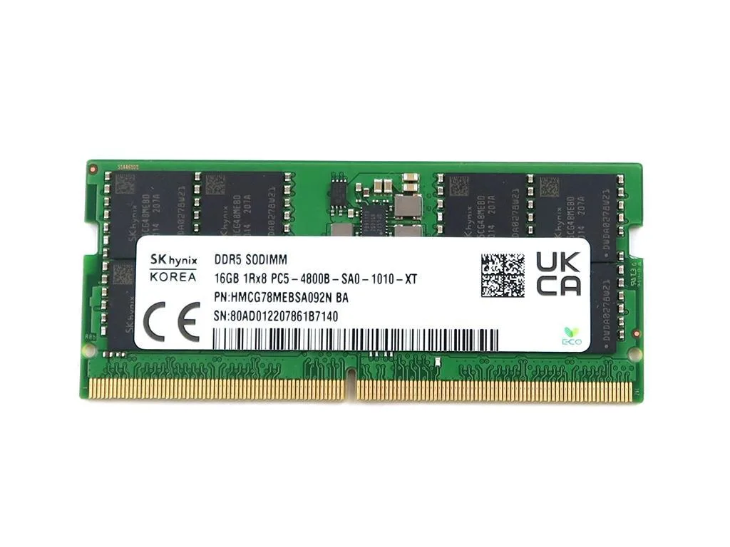 SK hynix SK hynix HMCG78MEBSA092N 16GB DDR5 4800MHz SO-DIMM accessory — product photo
