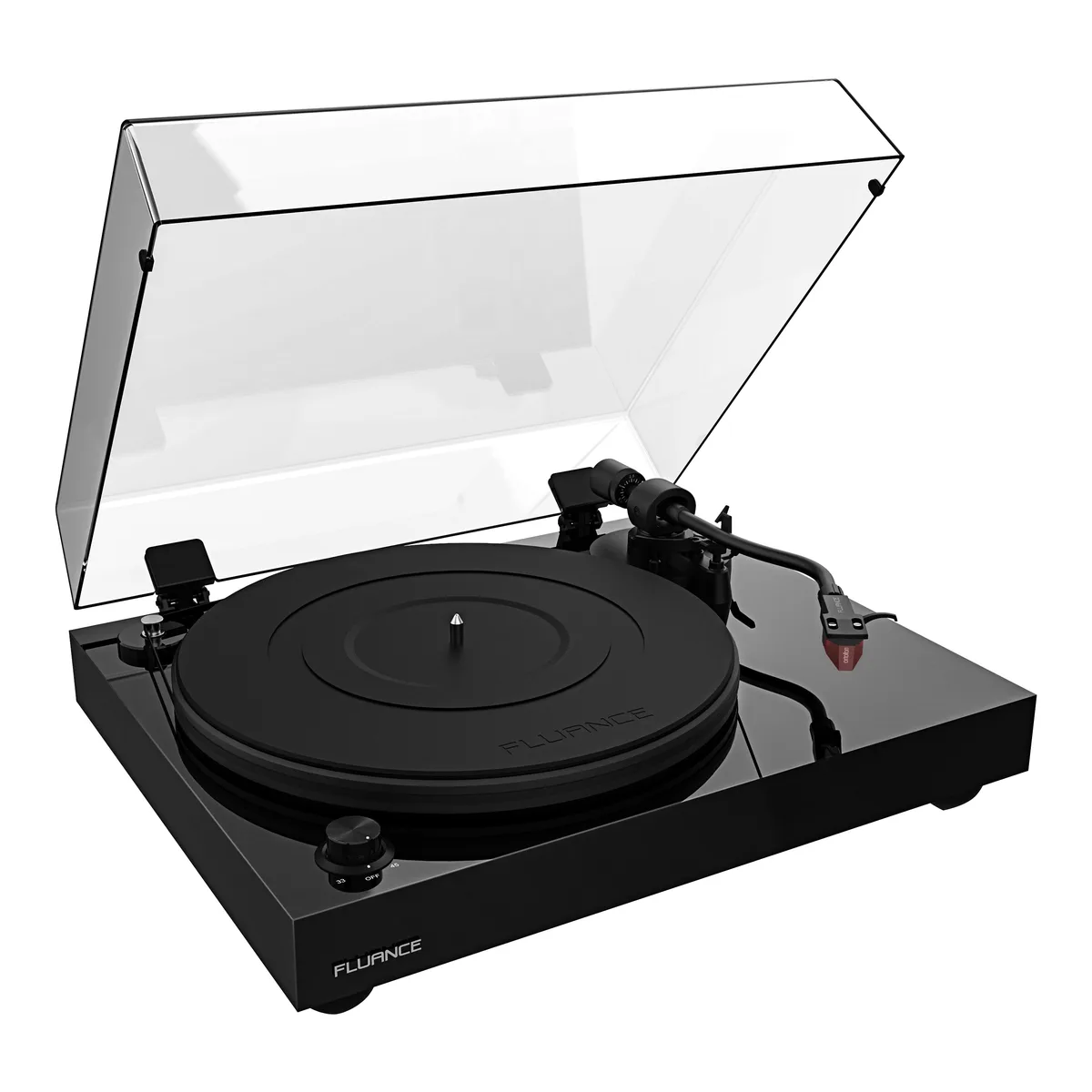Fluance Fluance RT83T Turntable Ortofon 2M Red Piano Black — product photo