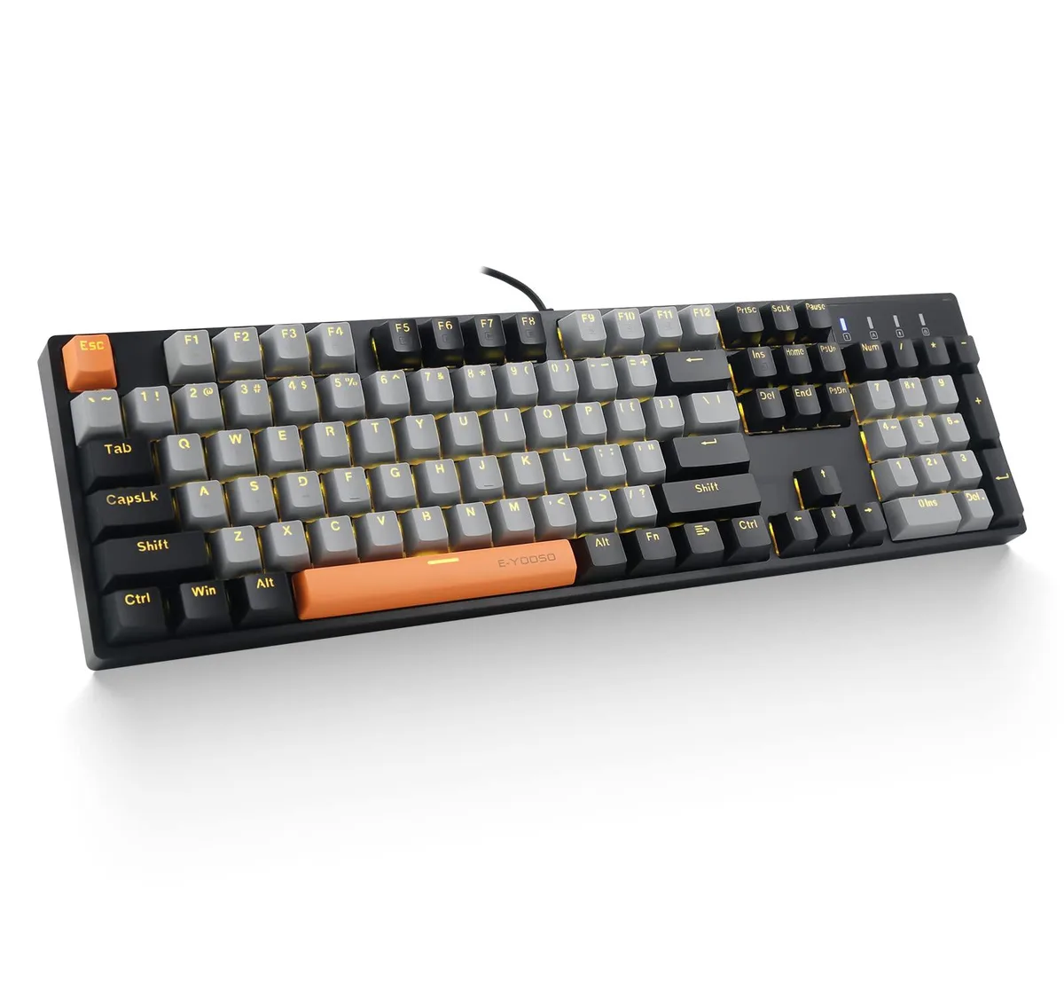  Philips Z-14 Wired Mechanical Gaming Keyboard 104 Key Red Switch Hot Swappable Black — product photo
