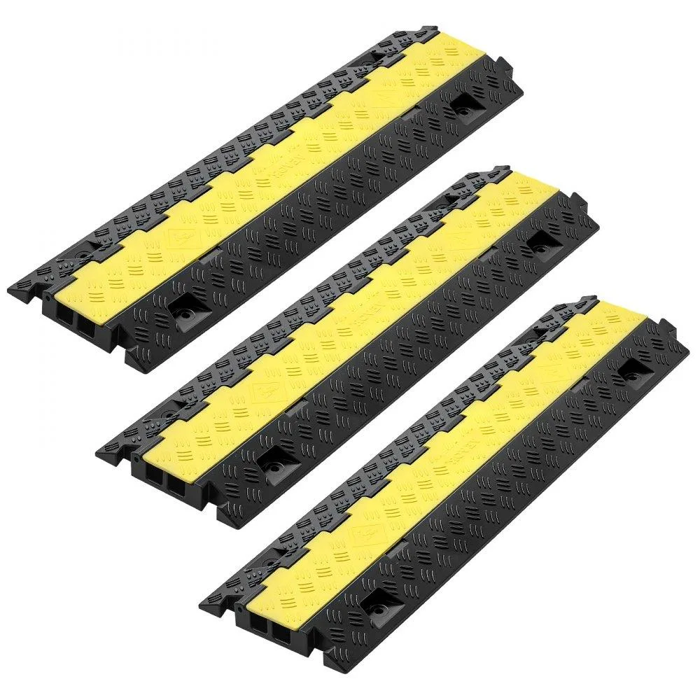 VEVOR VEVOR CP-2U-3 2-Channel Cable Protector 22,000 lbs 3 Pack — product photo