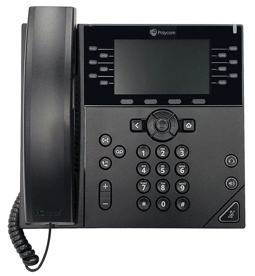 POLYCOM POLYCOM VVX 450 12-line corded phone — product photo