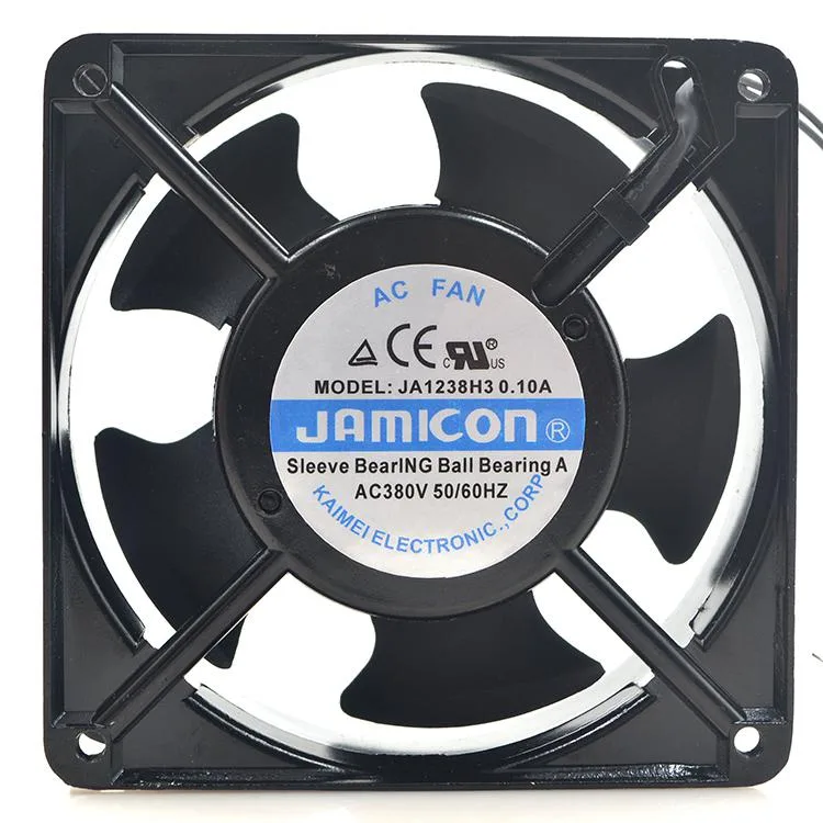 SXDOOL SXDOOL JA1238H3 380V AC case fan 120 x 120 x 38mm 50/60Hz 0.10A 2-wire — product photo