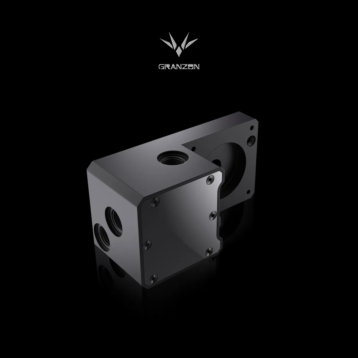 Bykski Bykski Granzon GH Series Radiator Pump Bridge Block (GY-M) diy cooling — product photo