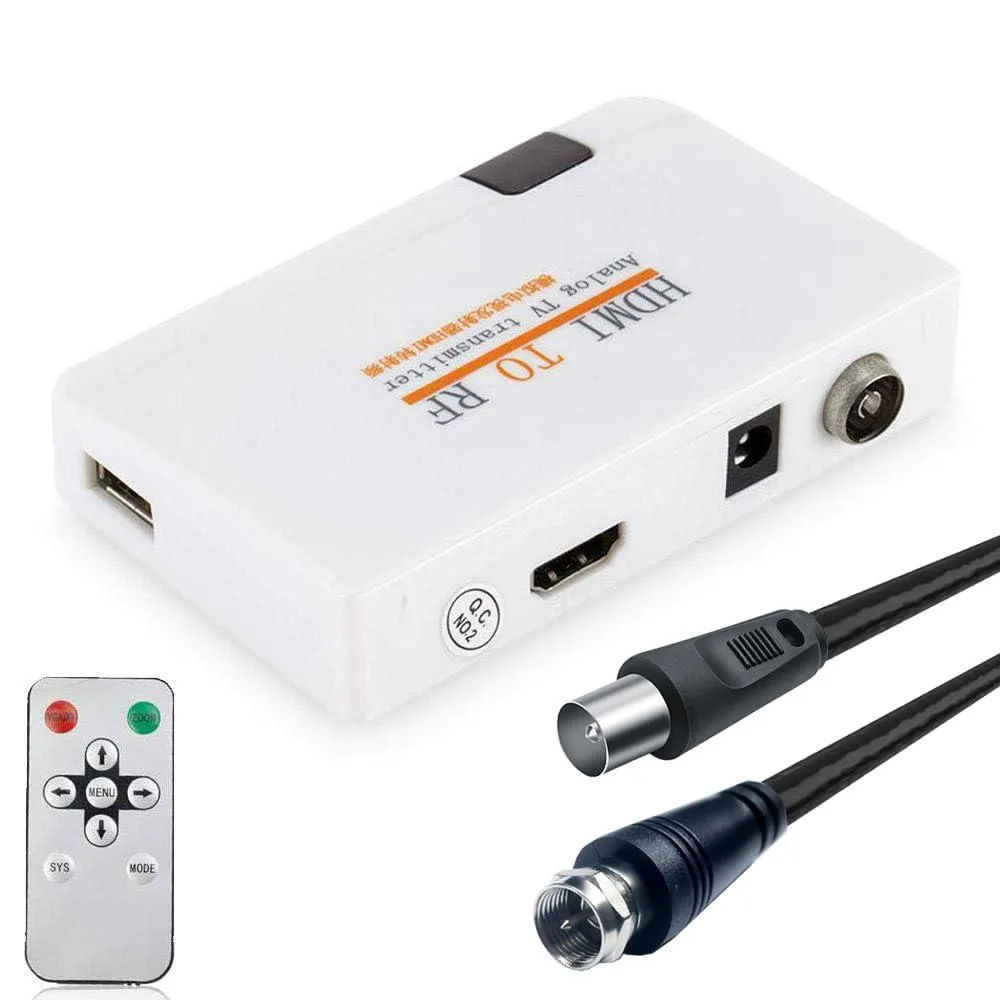 FLEANE FLEANE HDMI RF Modulator Coax Converter VHF Adapter audio adapter — product photo