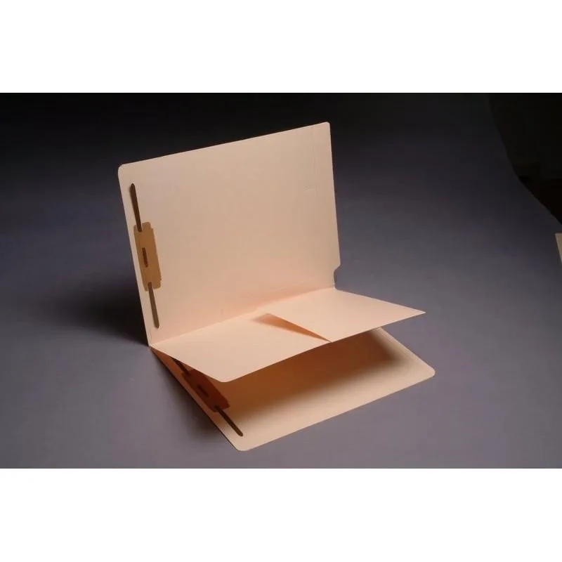 BSP FIling BSP FIling 11pt Manila File Folders Full Cut End Tab Letter Size 1 Pocket Divider Box of 50 — product photo