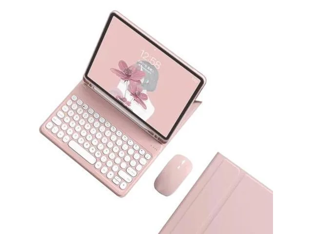 LORDWORLD LORDWORLD Galaxy Tab A8 10.5 Keyboard Case Mouse Pink — product photo