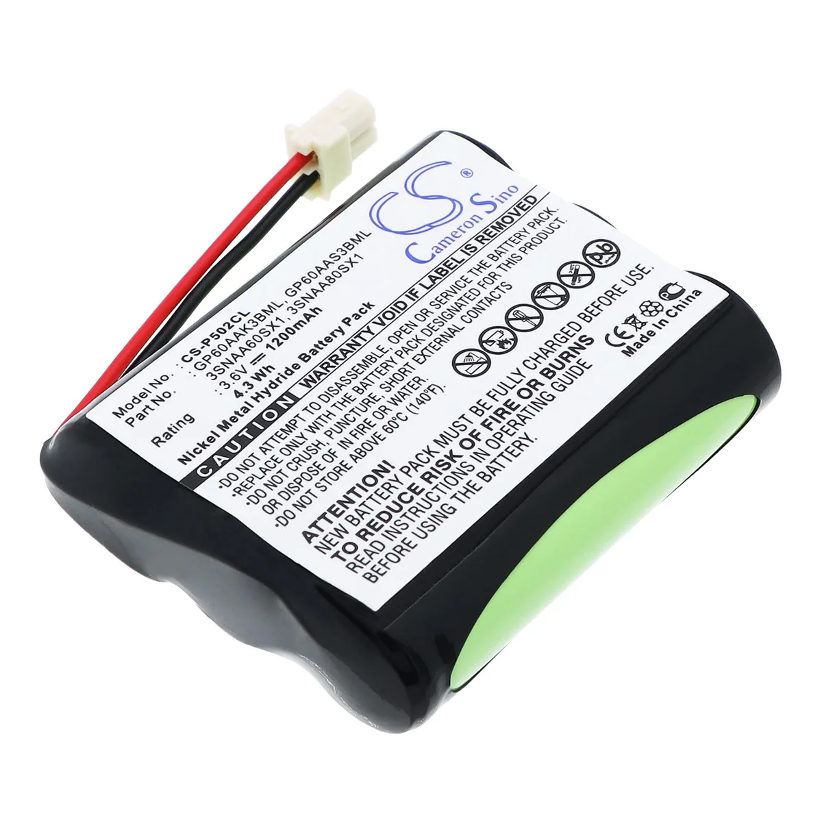Estry Estry 29930 3.6V 1200mAh standard battery — product photo
