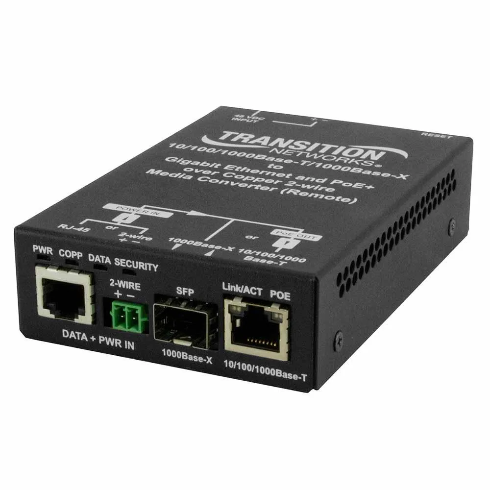 Transition Networks Transition Networks EO2PD4052-111 Ethernet over 2-Wire Extender PoE+ — fotografija izdelka