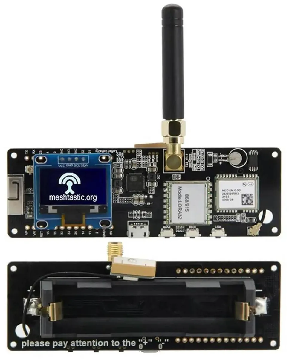Vszerda Vszerda TTGO Meshtastic T-Beam V1.2 ESP32 LoRa GPS Development Board 915Mhz OLED Display — product photo