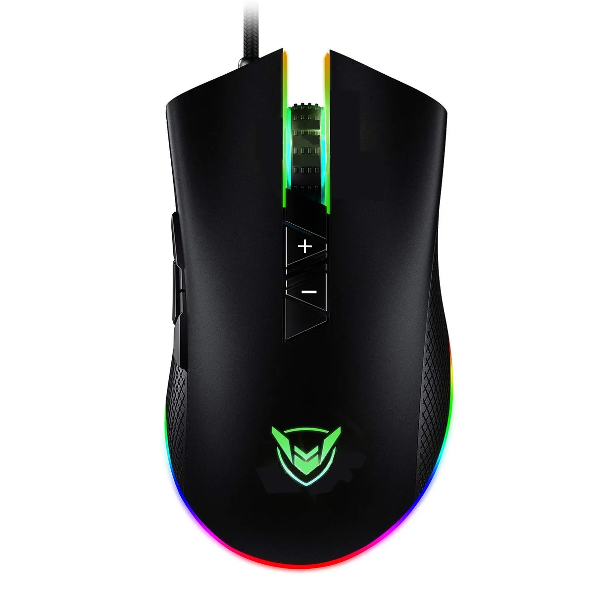 Corn Electronics Corn Electronics Gaming Mouse Wired 10000 DPI 8 Buttons PMW3325 Matt Black — product photo