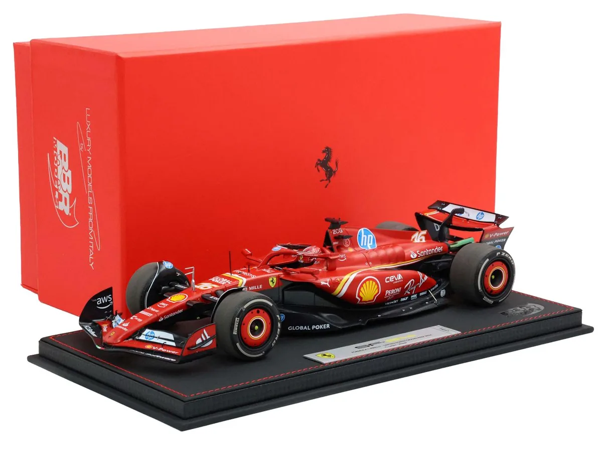 BBR BBR Ferrari SF-24 #16 Leclerc US GP 2024 Ltd 100 1/18 Diecast — product photo