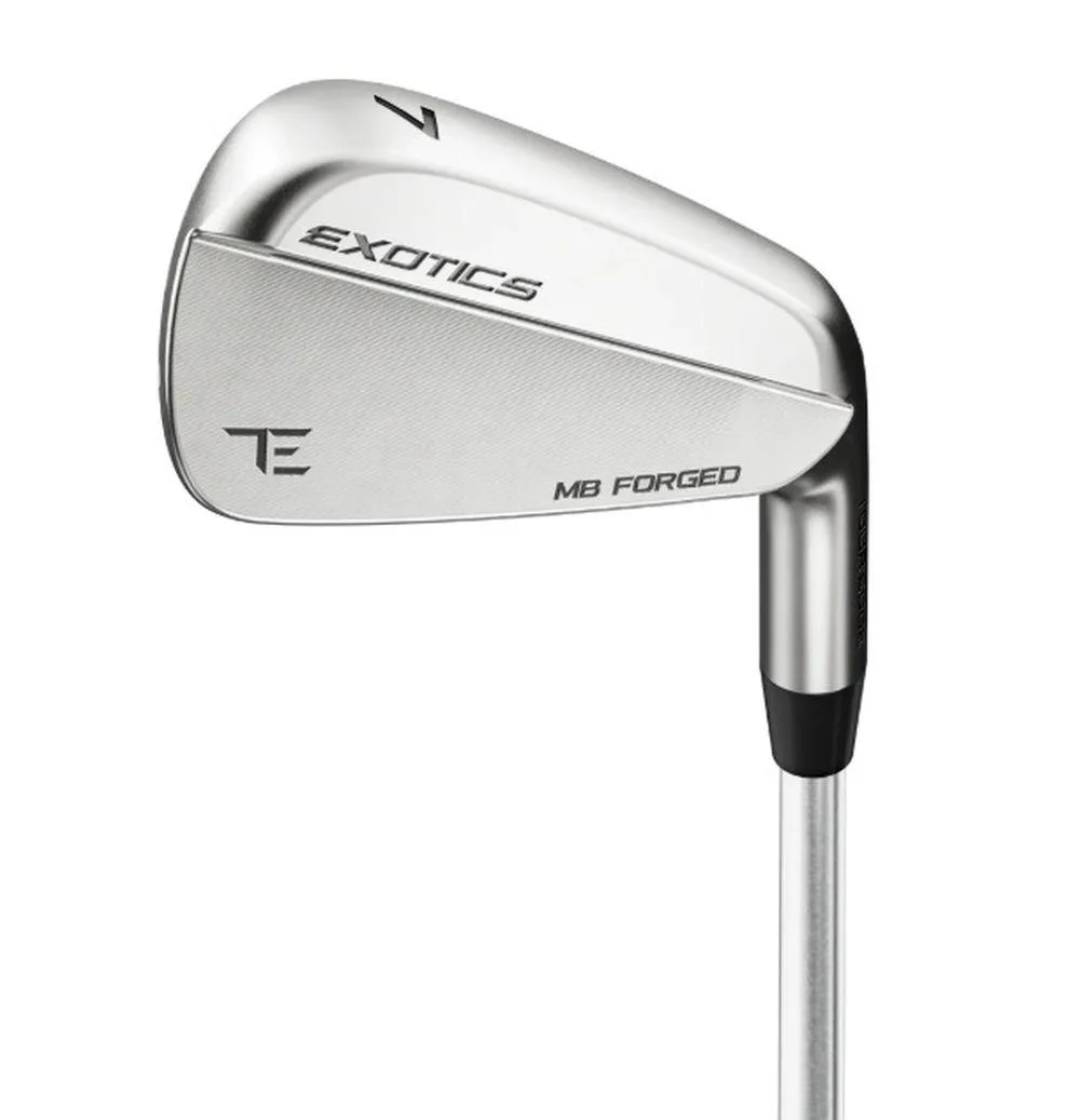 Tour Edge Golf Mfg. Inc. Tour Edge Exotics MB (2025) Golf Irons 4-PW Steel Regular Dynamic Gold MID 100 — product photo