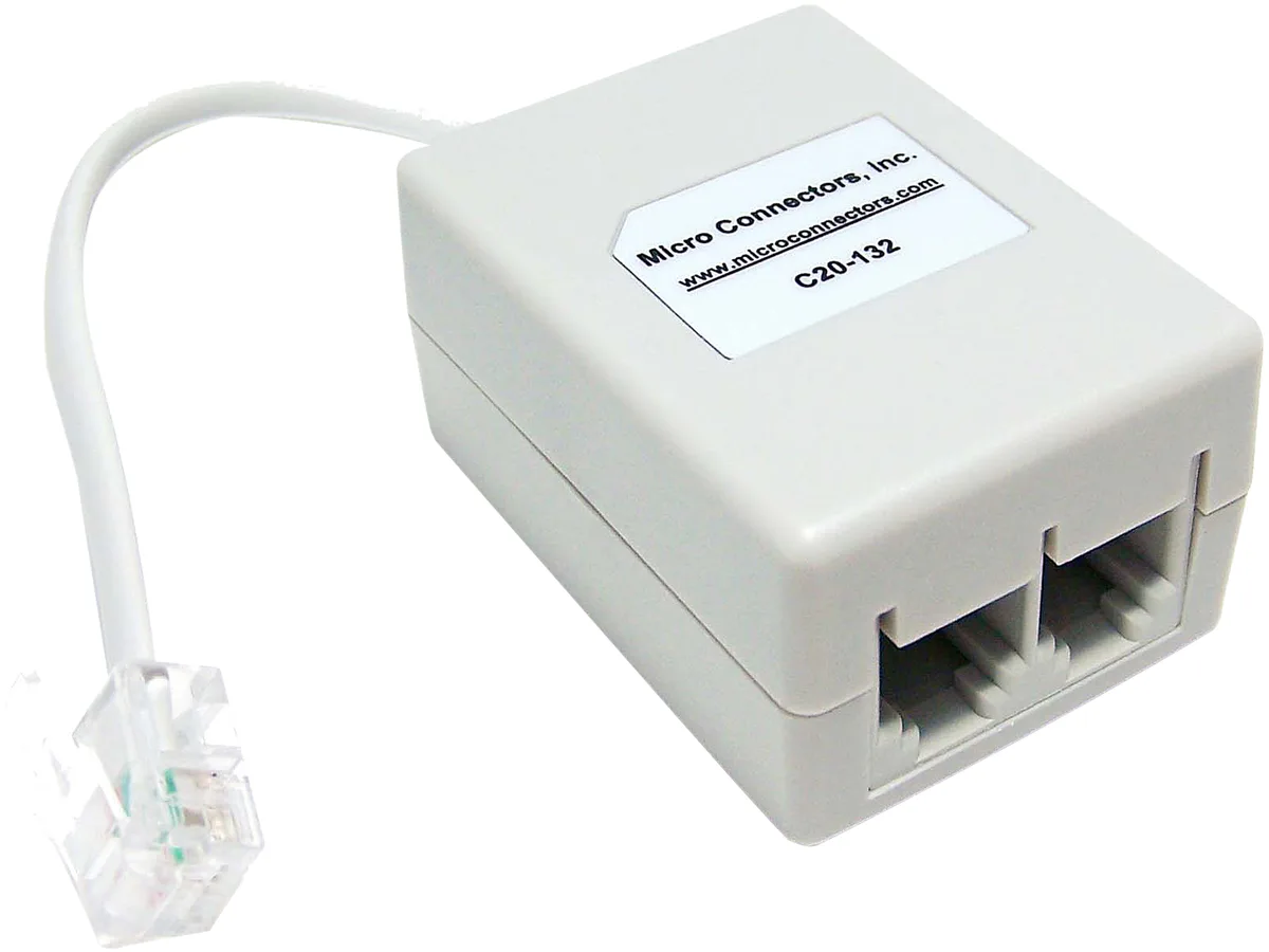 Micro Connectors Micro Connectors C20-132 2 Port Dual DSL Line Filter — product photo