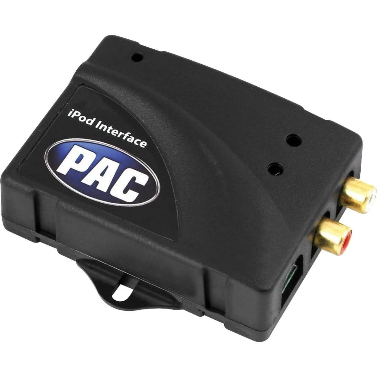 Small black rectangular interface module with connector ports