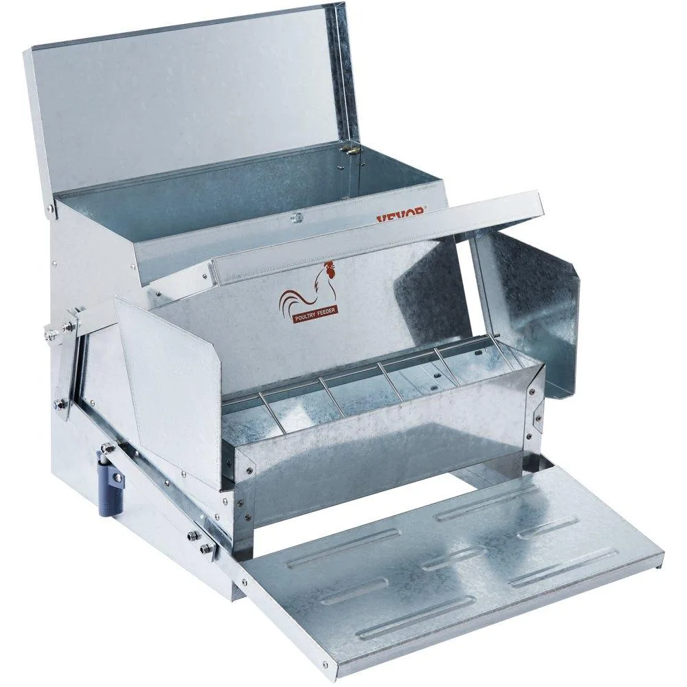 VEVOR VEVOR Automatic Chicken Feeder 25 lbs Galvanized Steel — product photo